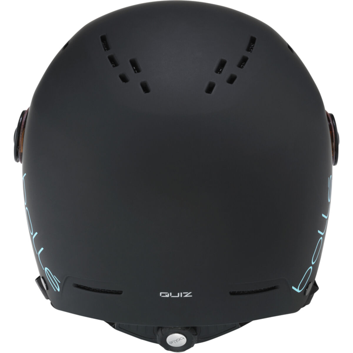 QUIZ VISOR, Black Blue Matte-Orange Gun, hi-res image number null